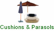 View parasols and cushions