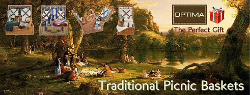 Optima picnic baskets and hampers