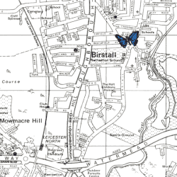 Map of Leicester