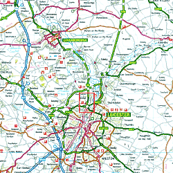 Map of Leicester