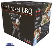 fire basket BBQ
