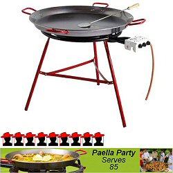 100cm Commercial Paella Cooking Set - Serves a party of 85
