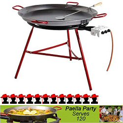 115cm Commercial Paella Cooking Set - Serves a party of 120