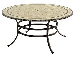 Cast Aluminium Range - Mosaic Hartman Stone Table 150cm diameter