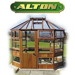 Alton Octagonal Cedar Alpine House 6ft x 8ft 6in - FREE MARKS AND SPENCER VOUCHERS