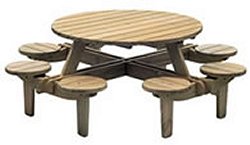 Pine Range - Belfry Round Picnic Table
