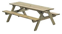 Pine Range - Woburn 6ft Picnic Table