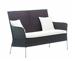 Solaris Contemporary Range - Mercury 2 Seater Bench