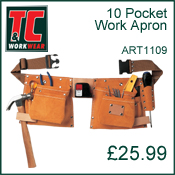 Work Wear - 10 Pockets Work Apron