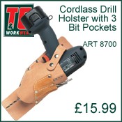Work Wear - Cordless Drill Holster with 3 Bit Pockets
