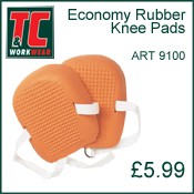 Work Wear - Economy Rubber Knee Pads