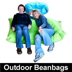 Big Boy Lounger Outdoor Beanbag - Weather Resistant Giant Outdoor Beanbag