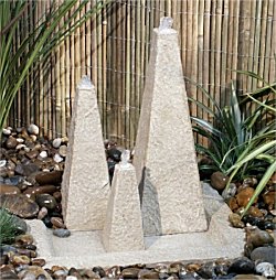 Water Features - Pyramid Pillar Set