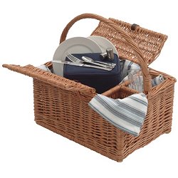 Casual Baskets - Bordeaux Chambray Basket (2 settings)