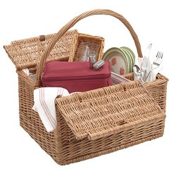 Casual Baskets - Bordeaux Cottage Garden Basket (4 settings)