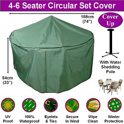 Bosmere Garden Furniture Cover Up Range - Circular Patio Set Cover Ups