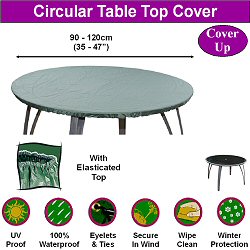 Bosmere Garden Furniture Cover Up Range - Circular Table Cover Ups