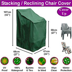 Bosmere Garden Furniture Cover Up Range - Stacking/Reclining Chair Cover Up