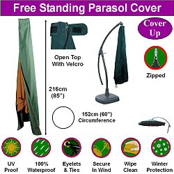 Bosmere Garden Furniture Cover Up Range - Free Standing Parasol Cover Up