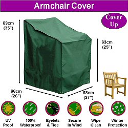 Bosmere Garden Furniture Cover Up Range - Armchair Cover Up