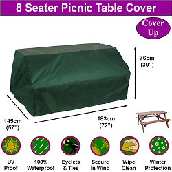 Bosmere Garden Furniture Cover Up Range - Picnic Table Cover Ups