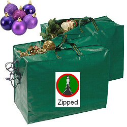 Bosmere Christmas Bags and Sleeves - Christmas Decorations Bag