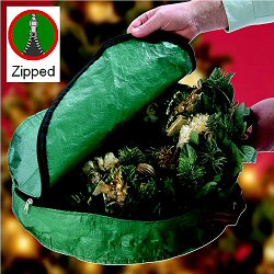 Bosmere Christmas Bags and Sleeves - Medium Wreath Bag