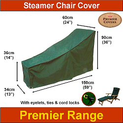 Bosmere Garden Furniture Covers Premier Range - Premier Steamer Chair Cover