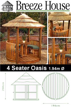 Breeze House - 4 Seater Oasis 1.94m Diameter