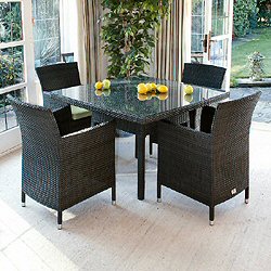 Bridgman Four Seasons Anthracite - Aberdeen Dining Suite