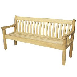 Bridgman Iroko - Tudor Shaped Benches