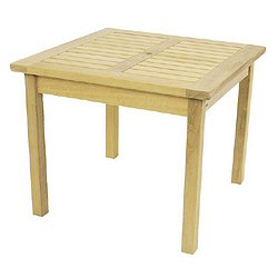 Bridgman Iroko - Tudor Square Dining Table . Seats up to 4 people