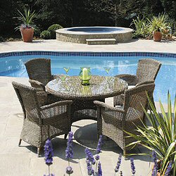 Bridgman Four Seasons Pulut - Richmond 4 Seater Armchair Set