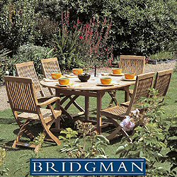 Bridgman Teak Furniture Sets - Club 6 Seater Dining Suite