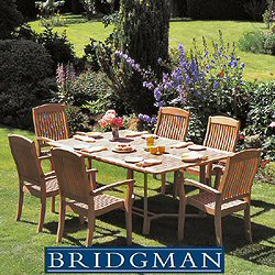 Bridgman Teak Furniture Sets - Tecknique 6 Seater Dining Suite