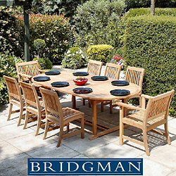 Bridgman Teak Furniture Sets - Club 8 Seater Dining Suite