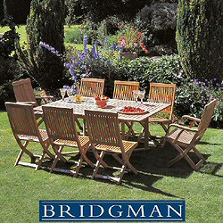 Bridgman Teak Furniture Sets - Tecknique 8 Seater Dining Suite