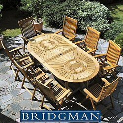 Bridgman Teak Furniture Sets - Tecknique 8 Seater Dining Suite