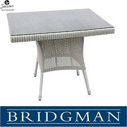 Bridgman Four Seasons Soft White - Sussex Square 100cm Dining Table