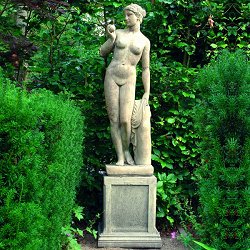 Statues - Aphrodite On Plain Plinth