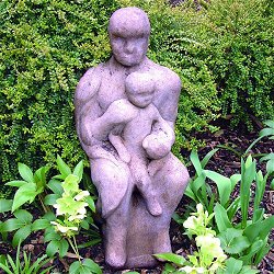 Modern Sculptures - Father and Child