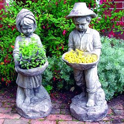 Statues - Swain Girl And Swain Boy