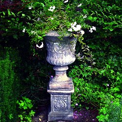 Troughs, Tazzas, Urns and Vases - Medici Vase On Emblem Plinth