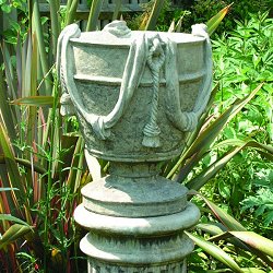 Troughs, Tazzas, Urns and Vases - Tassled Vase