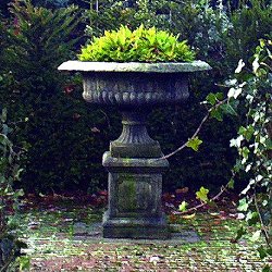 Troughs, Tazzas, Urns and Vases - Grand Victorian Tazza On Roman Plinth