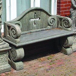 Stone Seating - Tudor Bench