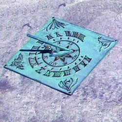 Sundials - Square Verdigris Dial