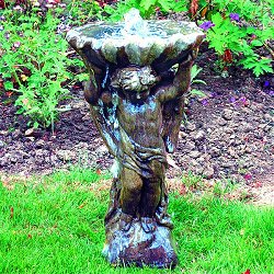 Fountains and Water Features - Angel and Shell Fountain