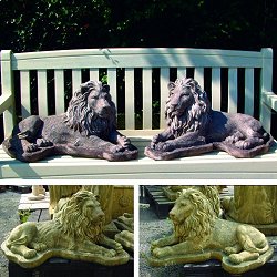 Animal Sculptures - Chatsworth Lions