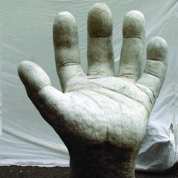 Stone Hands and Heads - Giant Hand-Left
